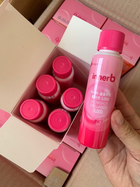 [Mã 77FMCGSALE1 giảm 10% đơn 250K] NƯỚC UỐNG ĐẸP DA COLLAGEN INNERB GLOWSHOT | BigBuy360 - bigbuy360.vn