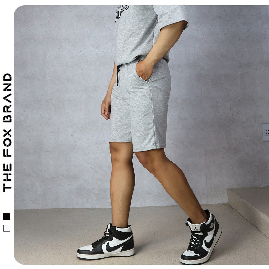 Quần Short nam nữ thể thao THE FOX dáng Unisex Form rộng