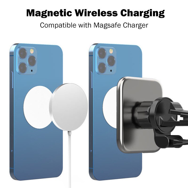 Giá Đỡ Nam Châm Sạc Điện Thoại Không Dây Cho iPhone 14 13 11 12 Pro MAX XS MAX XR 8 PLUS SE 2020