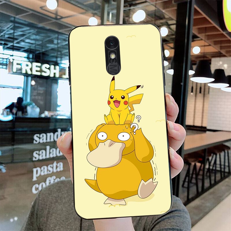 Ốp lưng Bằng Silicone TPU In Hình Gấu Cho LG Q7/Q8 2017 2018/Q9 2018/ LG Q7 Plus