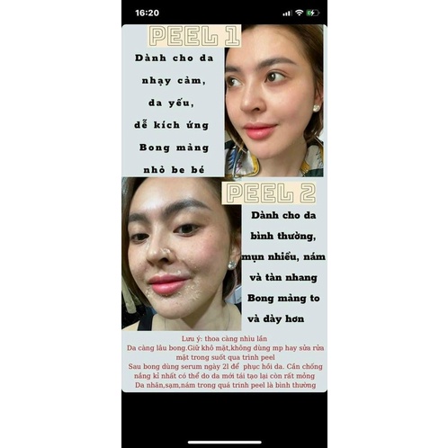 PEEL DA VI TẢO RETINOL TRANG NEMO PELL