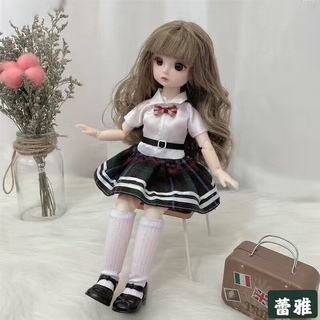 Búp bê Barbie mắt to 3D 30cm