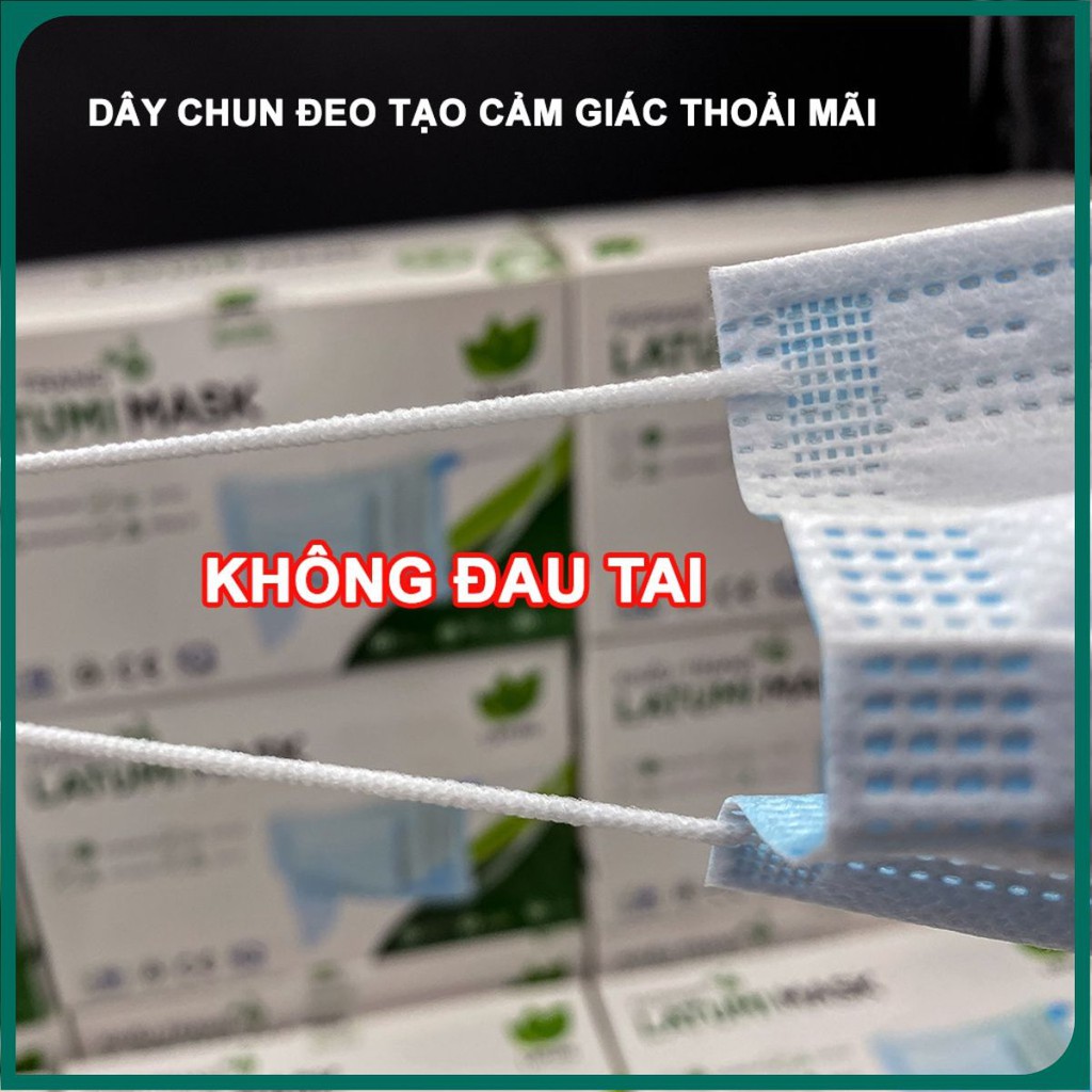 COMBO 4 HỘP Khẩu Trang Y Tế 4 Lớp Thông Thường LATUMI Mỗi Hộp 50 Chiếc  Có Tác Dụng Phòng Chống Vi khuẩn thuythi_6869 | BigBuy360 - bigbuy360.vn