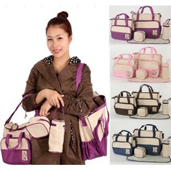 Set túi cho mẹ và bé 5 chi tiết