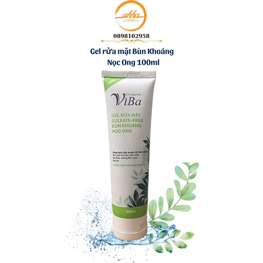 BKRM - Gel rửa mặt Sulfate-Free ViBa bùn khoáng nọc ong - LEOBOX247