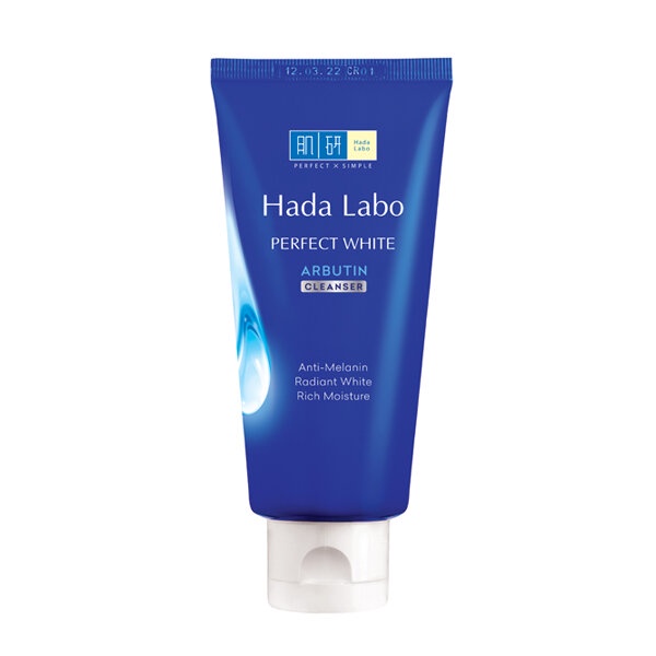 Sữa rửa mặt Hada labo, bộ Hadalabo dưỡng ẩm, dưỡng trắng mờ nám, tàn nhang srm Hada Labo tuýp 80g