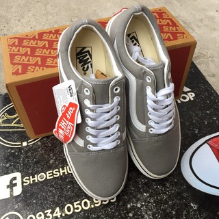 [GIÁ SỐC] GIÀY VANS OLD SKOOL XÁM FULL BOX