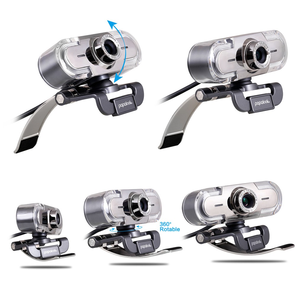 Webcam Pa452 1080p Tích Hợp Micro Cho Windows 7 / 8 / 10 / Xp / Mac Os / Mac | BigBuy360 - bigbuy360.vn
