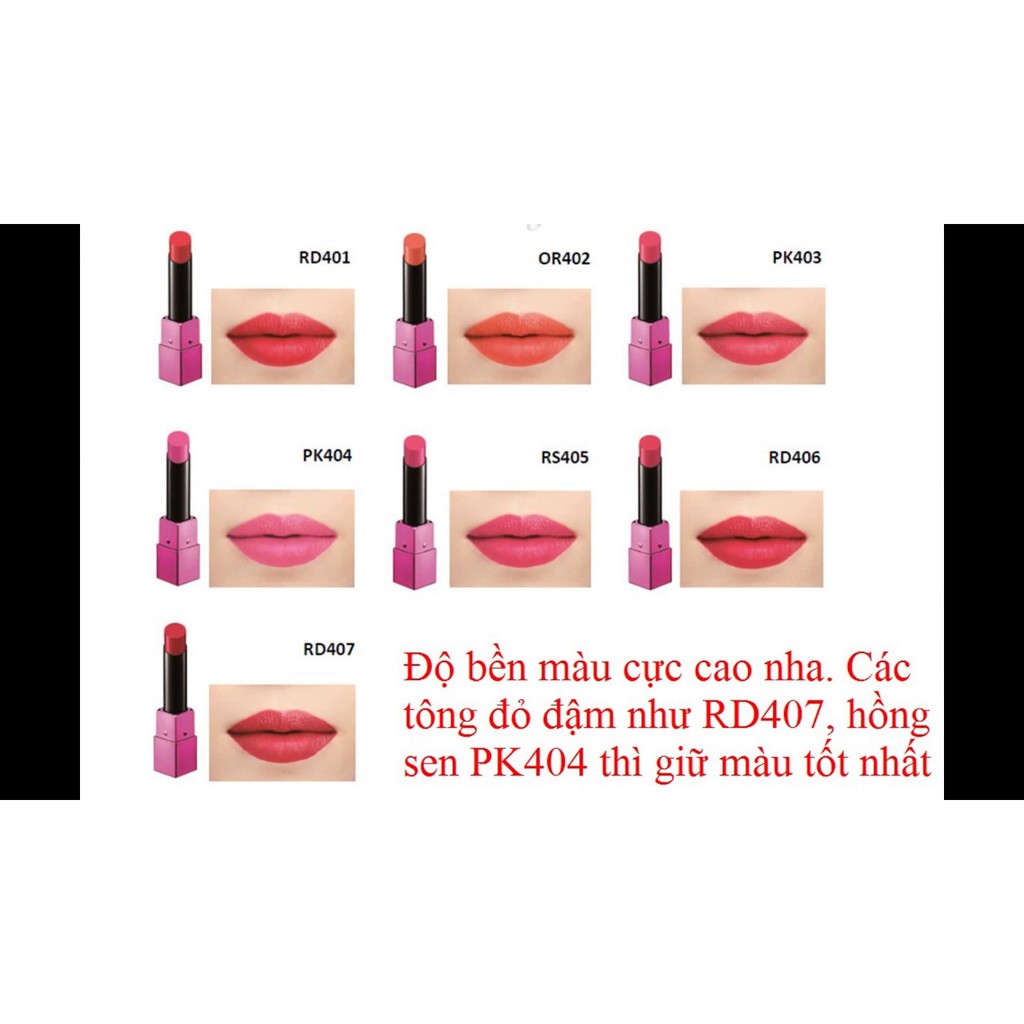 Son Lì Thỏi Za Vivid Dare Lipstick (MP5037 MP5038)