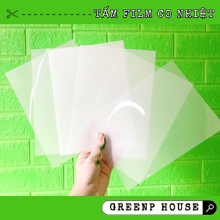 Tấm film nhựa co nhiệt A5 Shrink plastic/ Handmade DIY