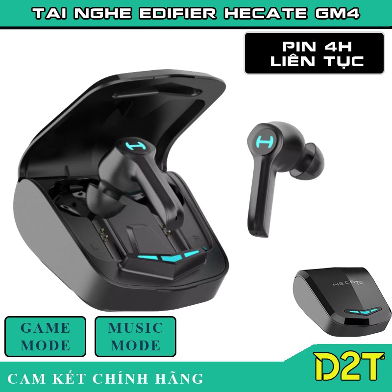 EDIFIER HECATE GM4 | Tai nghe true wireless chơi game và nghe nhạc đỉnh cao d2tshop