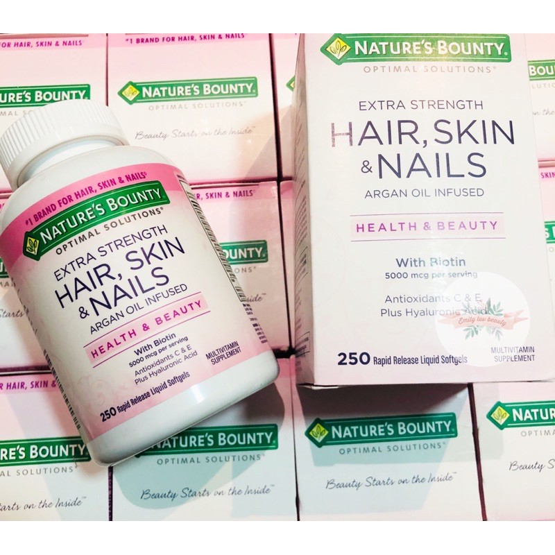Dưỡng tóc, da, móng Nature’s Bounty 150,250v USA