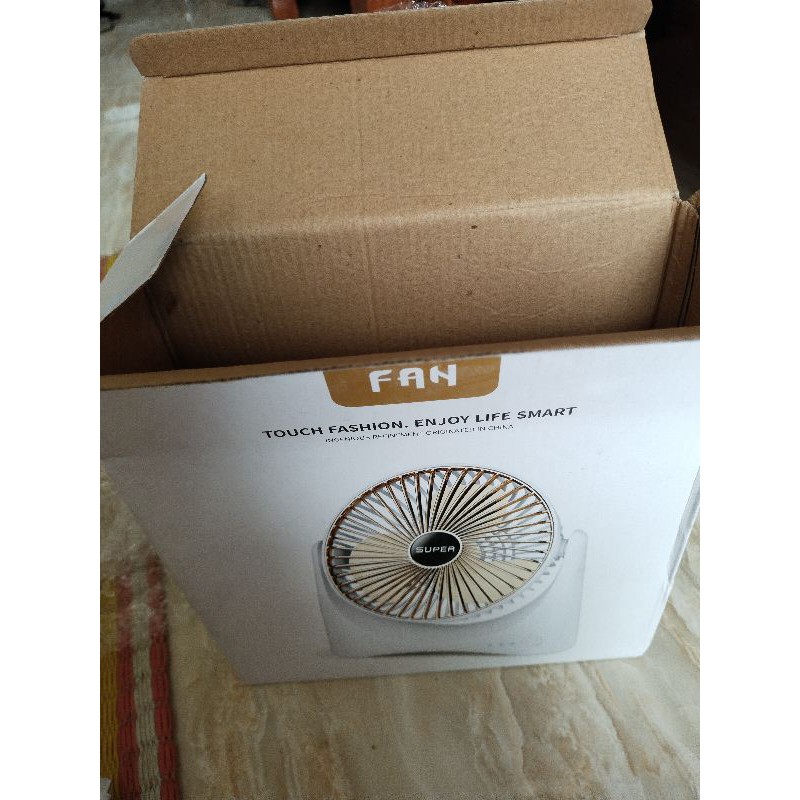 Quạt Để Bàn SIÊU MÁT  Sạc Tích Điện Super Fan, PIN TRÂU DÙNG TRÊN 2H 1 lần sạc ,  3 Chế Độ Mát, Để Bàn Làm Việc, | BigBuy360 - bigbuy360.vn