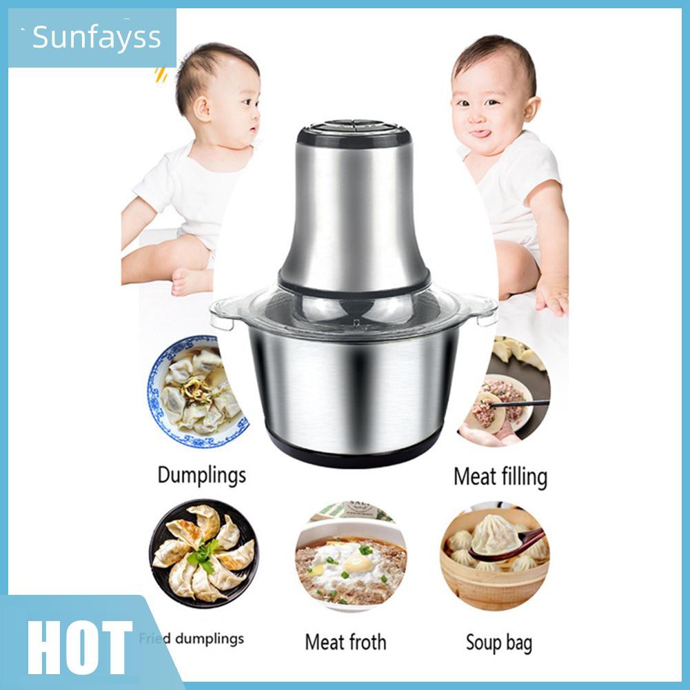 Máy Xay Thịt Bằng Thép Không Gỉ Sunfayss 800w