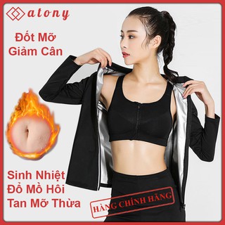 Áo Tan Mỡ Bụng ATONY Chính Hãng, Tăng Cường Sinh Nhiệt, Đổ Mồ Hôi, Đốt Cháy Mỡ Thừa, Tráng Nano Bạc