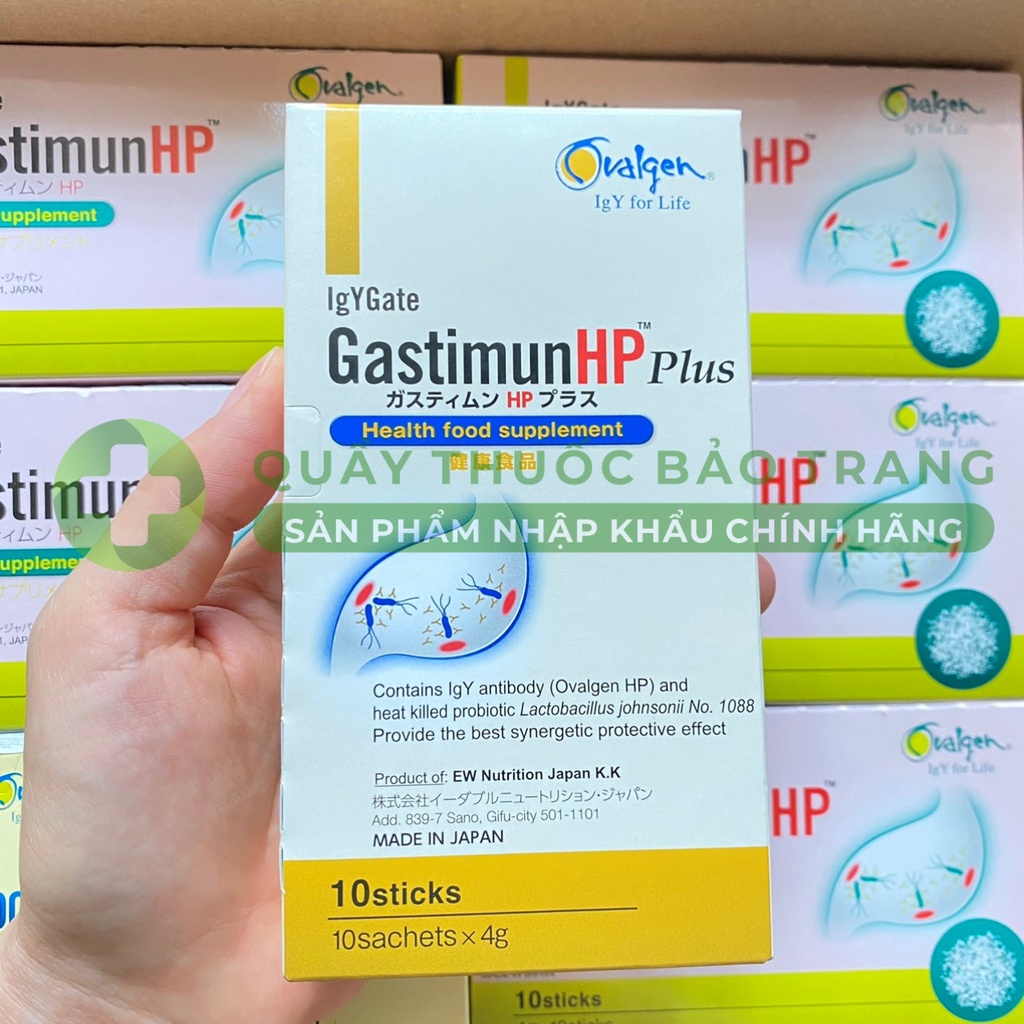 GastimunHP Plus - Giúp tăng cường hiệu quả thải trừ HP