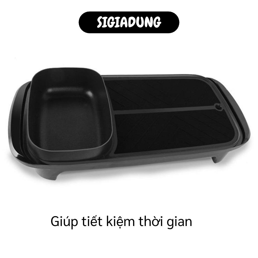 [SGD] Bếp Nướng - Bếp Lẩu Nướng Điện 2in1 Mini, Cao Cấp, Dễ Dàng Vệ Sinh 4904