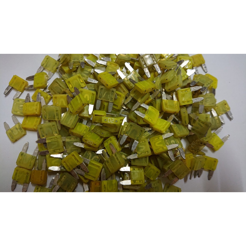 Combo 20 cầu chì ô tô chân nhỏ 5A, 7.5A, 10A,15A,20A, 25A, 30A