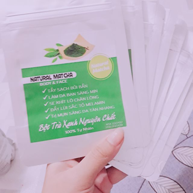 Bột trà xanh nguyên chất