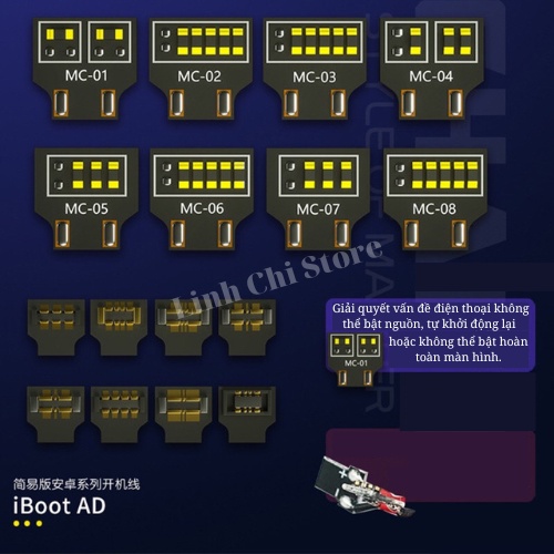 Dây cấp nguồn Androi Iboot Ad 8 đầu Mechanic
