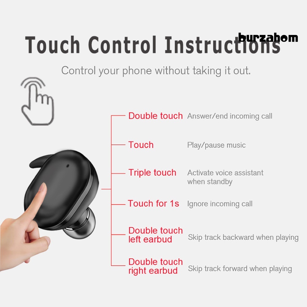 Tai Nghe Nhét Tai Y30 Bluetooth 5.0 Không Dây Chống Ồn Chất Lượng Cao