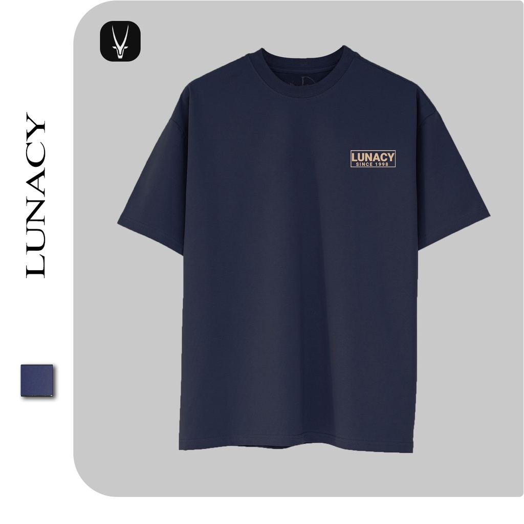 Áo thun tay lỡ D.tshirt phông Unisex nam nữ Cotton oversize form rộng LUNACY