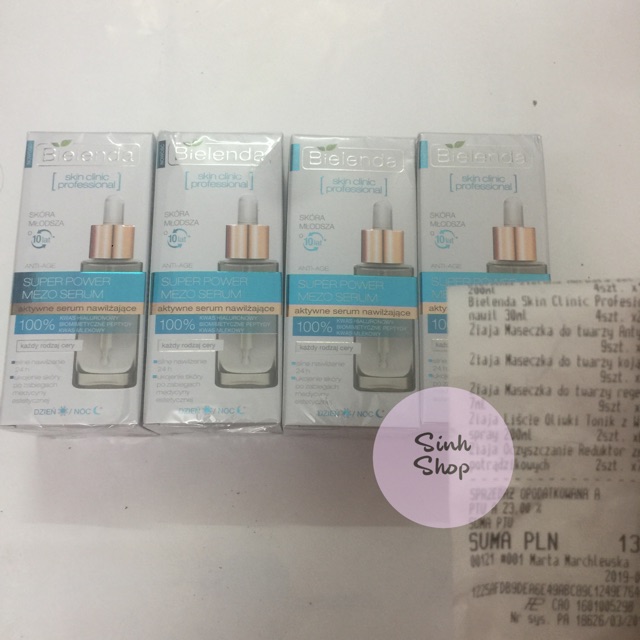 Serum Dưỡng Ẩm Bielenda Skin Clinic Professional Cho Da Khô 30ml
