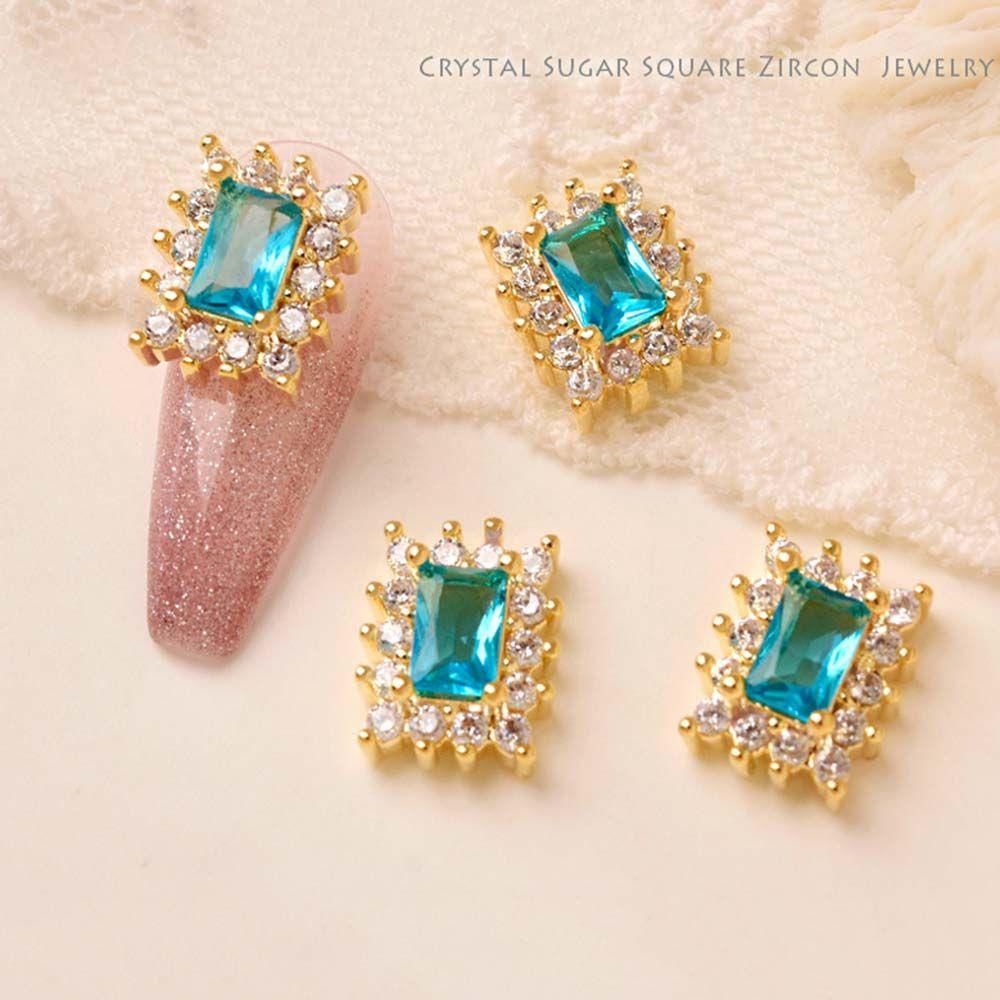 Phụ Kiện Trang Trí Móng Tay Hình Chữ Nhật Xinh Xắn|Hạt Charm 3D Lấp Lánh Tự Trang Trí Móng Tay|Phụ Kiện Trang Trí Móng Tay Xinh Xắn|Phụ Kiện Trang Trí Móng Tay Xinh Xắn