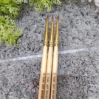 [Chính hãng Yuki] Cọ Yuki đắp hoa bột sô 2 3 4  sp của Nhật  (Yuki Art Japan)