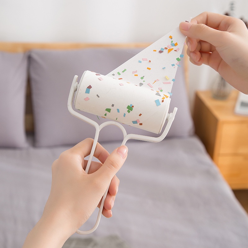 Cây lăn bụi quần áo , lăn lông chó mèo sofa ga giường đa năng có nắp đậy #04 [ MÃ C809 ]