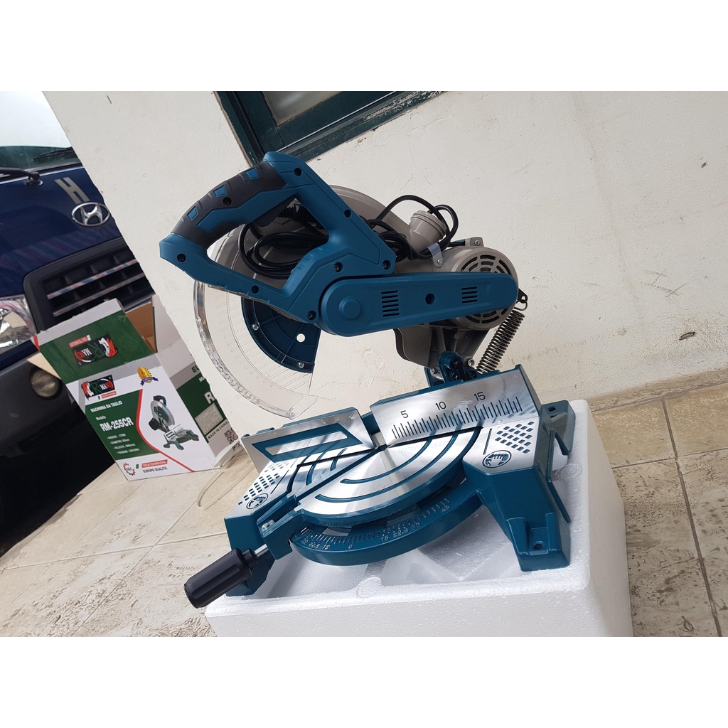 Máy Căt Nhôm ROMANNOL RM9255CR, Motor dây curoa, Công suất 1750W, Lưỡi 255mm, Máy cắt góc đa năng...