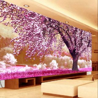 Tranh thêu chữ thập Cây tình yêu KT 195-95cm
