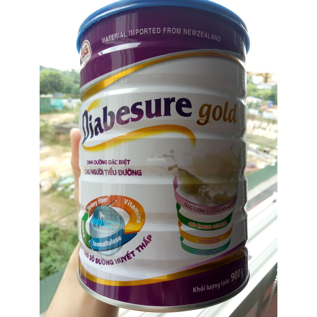 Sữa cho người tiểu đường giúp ổn định đường huyết lon 900g - Diabesure Gold 900g