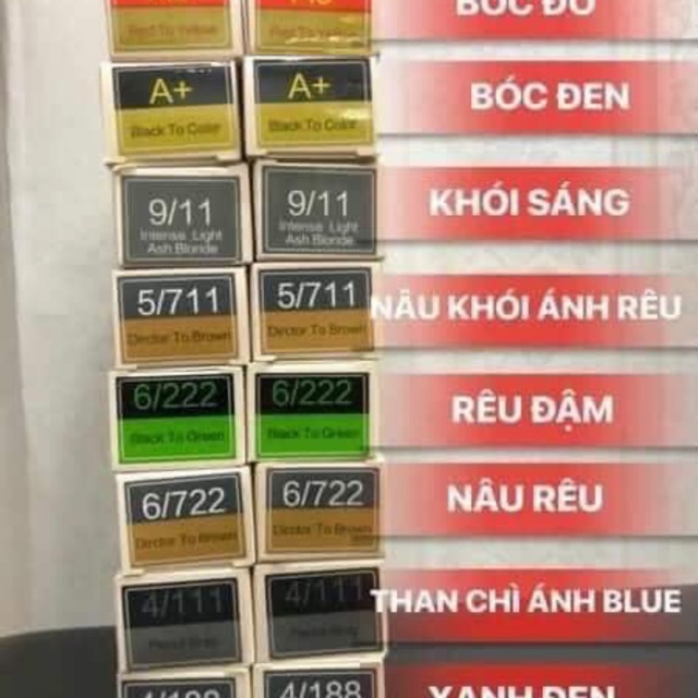 Màu thời trang không cần tẩy