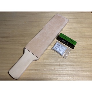 Cây liếc dao cao cấp + 1 viên lơ và bột mài kim cương
