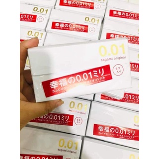 Bao cao su Sagami Original 0.01 - Hộp 5 cái Nội địa Nhật chính hãng