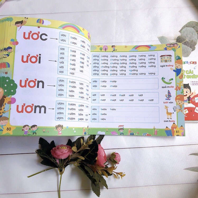 Combo toán tư duy và tập đánh vần giúp bé phát triển IQ trí tuệ