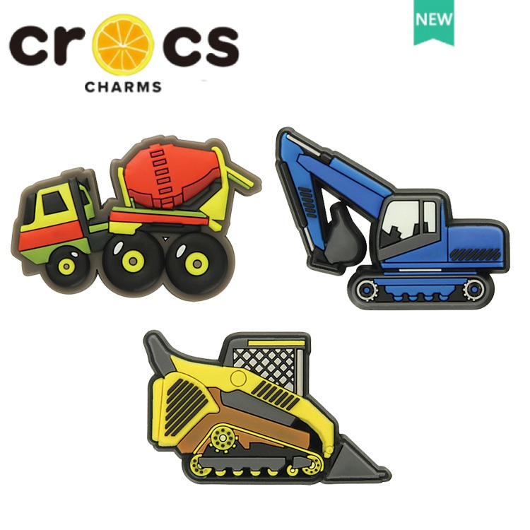 Phụ Kiện Khóa Giày Crocs Hình Xe Tải Trang Trí DIY