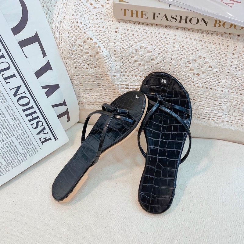 DÉP DÂY XỎ NGÓN DA RẮN SI BÓNG XINH ƠI LÀ XINH ❤️