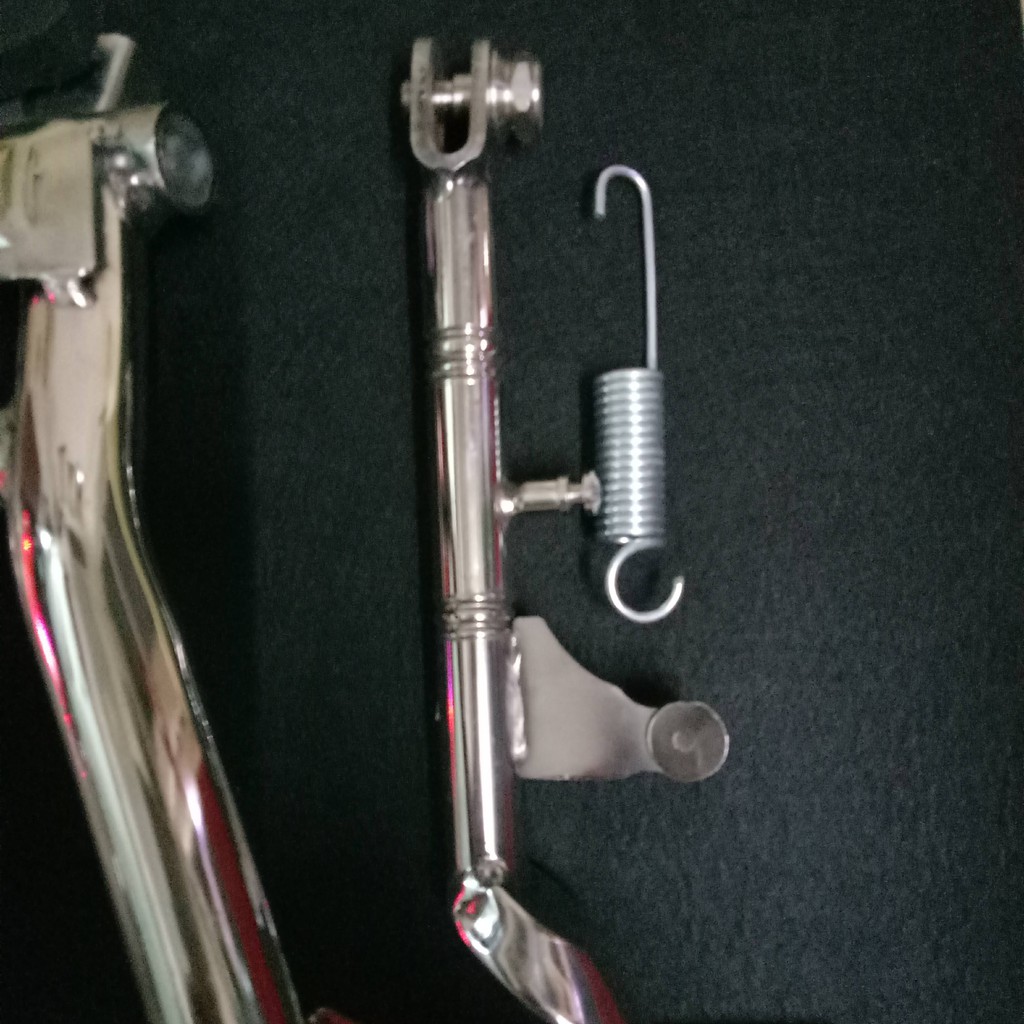 Bộ chống đứng và chống nghiêng inox xe wave nhỏ - hàng inox dày ,đặc biệt