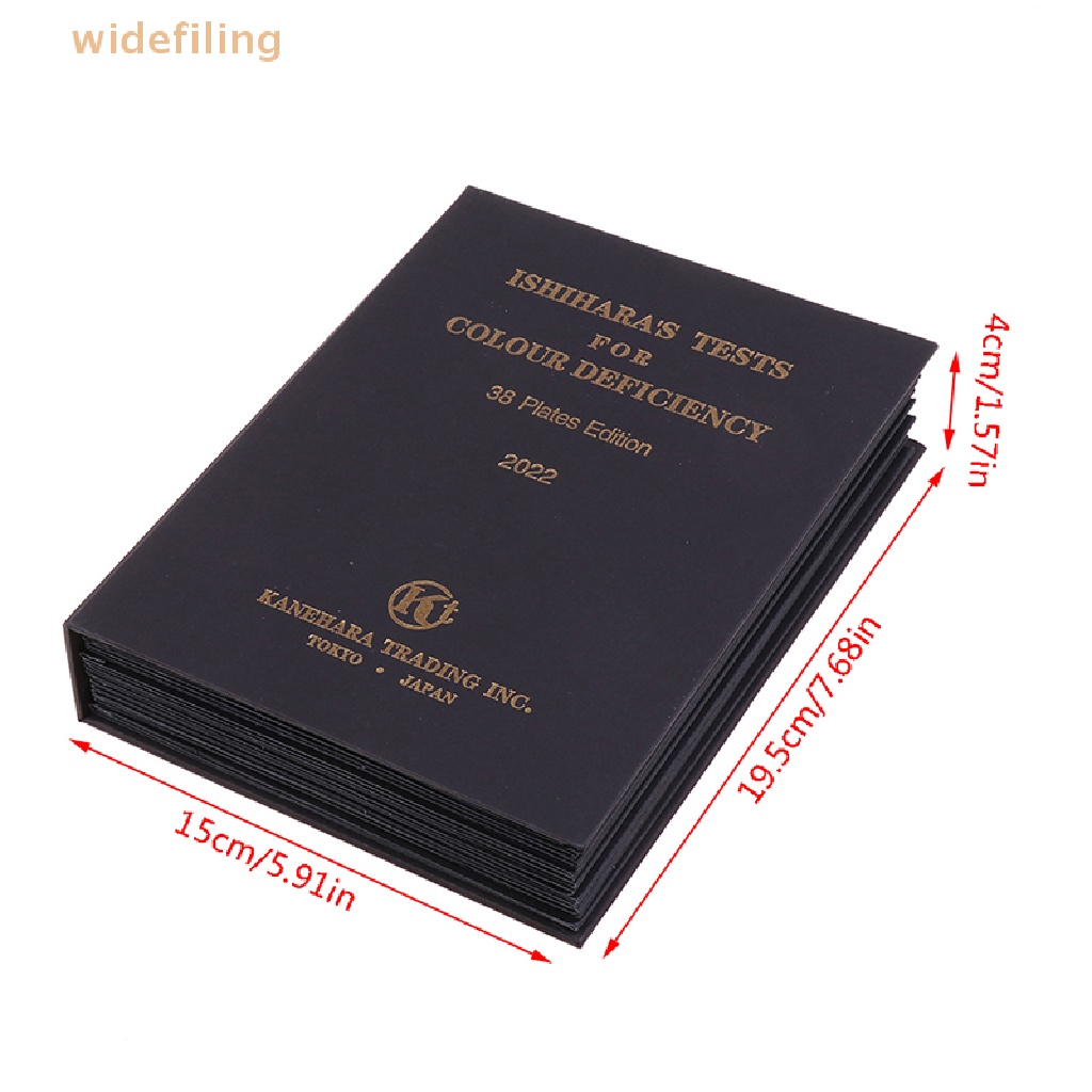 Sách Ishihara 38 Tấm Nhiều Màu Sắc Bắt Mắt Tiện Dụng