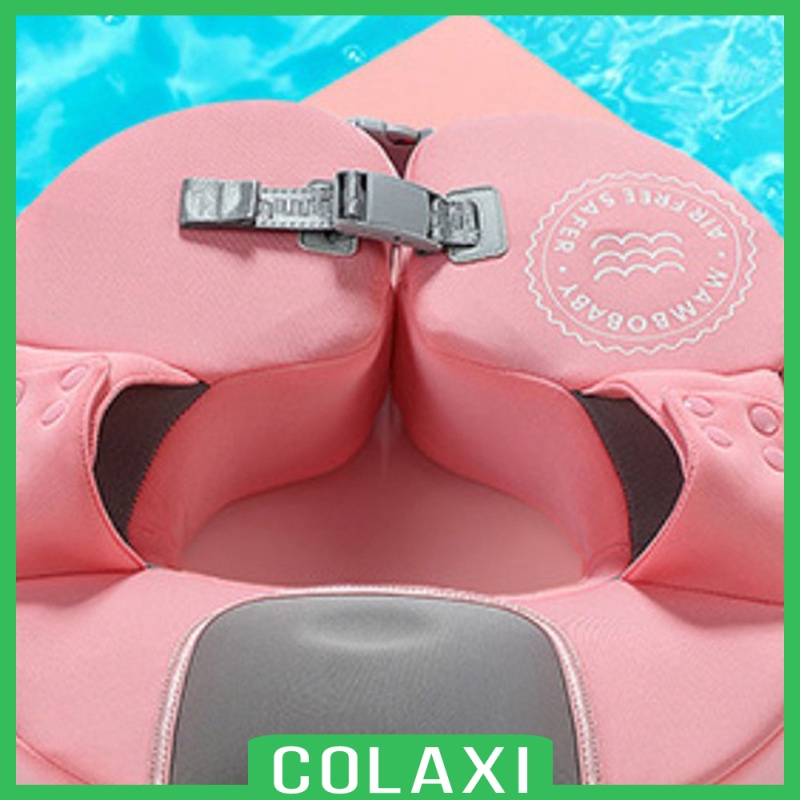 [COLAXI]Cute Non Inflatable Baby Toddlers Swimming Float Pool Swim Ring For Kids