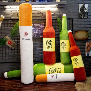 [HÀNG NHẬP KHẨU] Gấu Bông Thuốc Lá và Bia Chai - Thú Bông Nhập Khẩu Cao Cấp - Chiều Cao 50-120cm