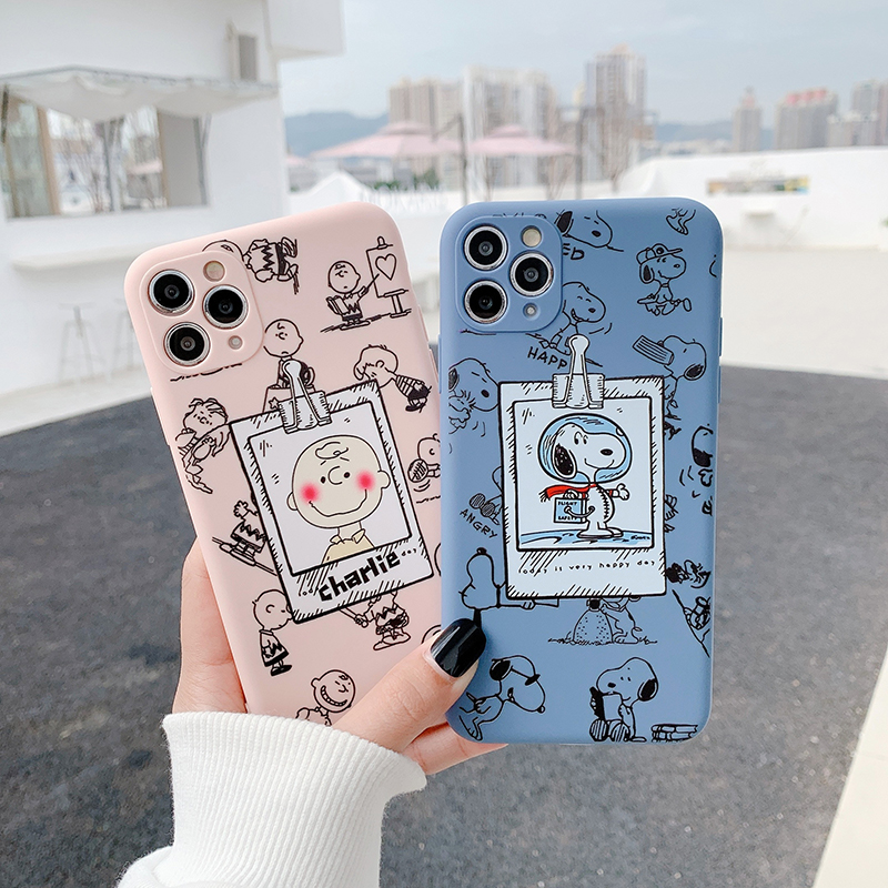 Ốp điện thoại mềm họa tiết Snoopy xinh xắn cho Xiaomi Redmi 9 Note 9s 9 8 Pro K30 Mi 10 9 8 Pro Redmi9