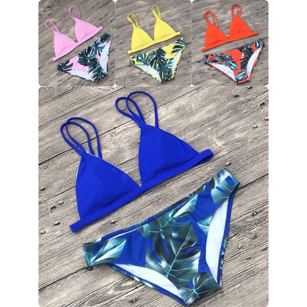 Bikini tam giác lá (nhiều màu)