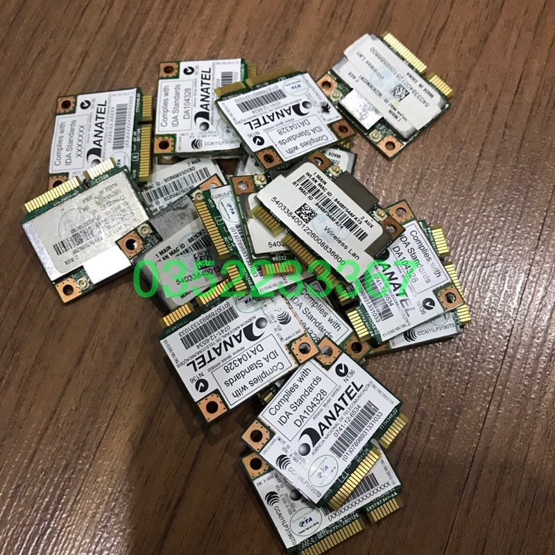 Card Wireless Atheros AR5B22  2.4Ghz và 5.0Ghz - Card WIFI Mini PCI