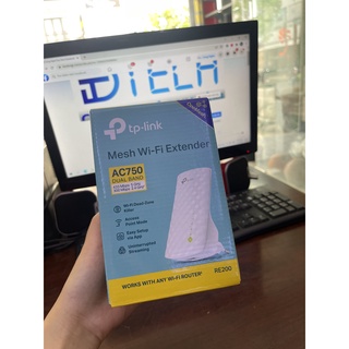 Bộ mở rộng sóng wifi tp-link re200 chuẩn ac 750mbps