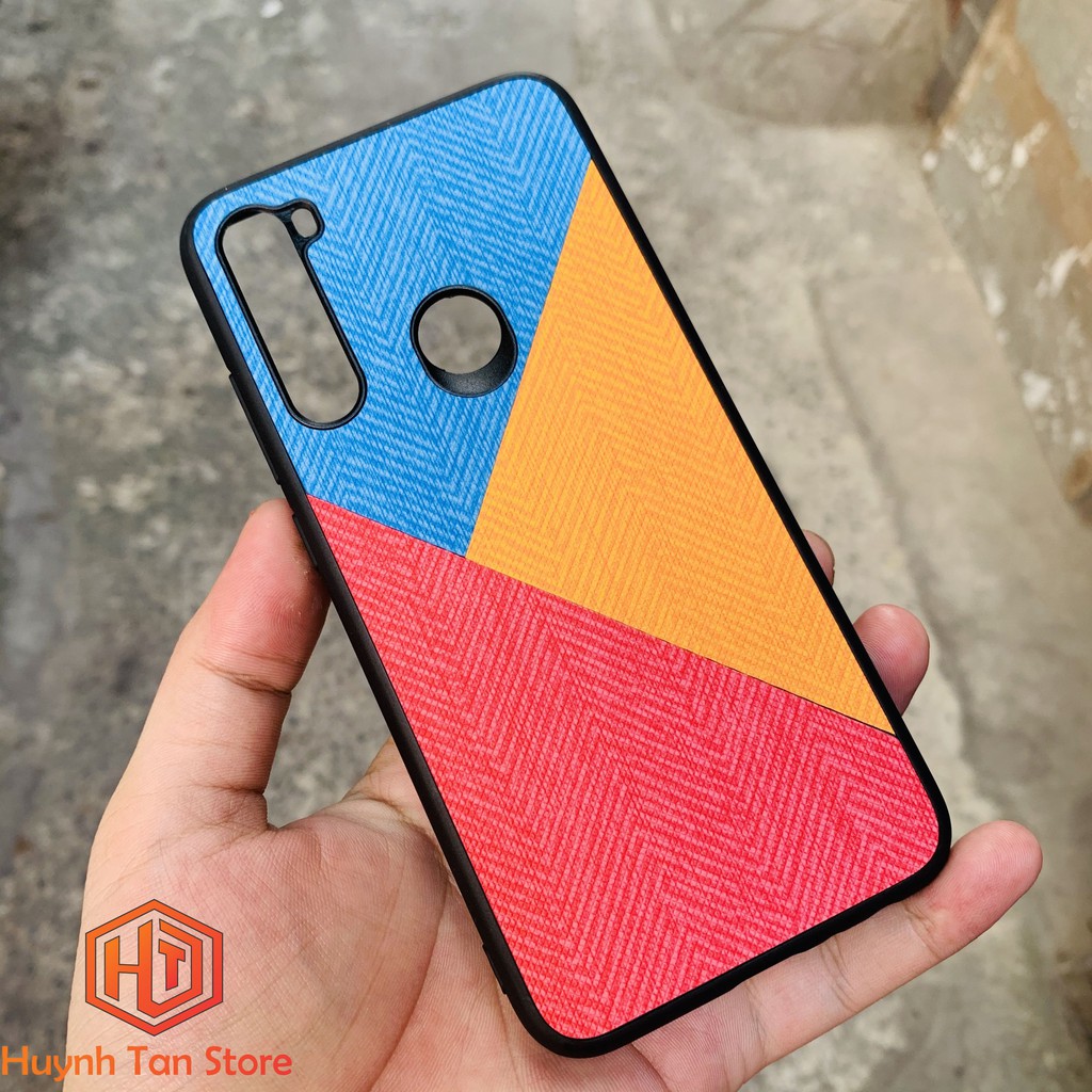 Ốp lưng Xiaomi Redmi Note 8 vân vải jean 3 màu độc đáo