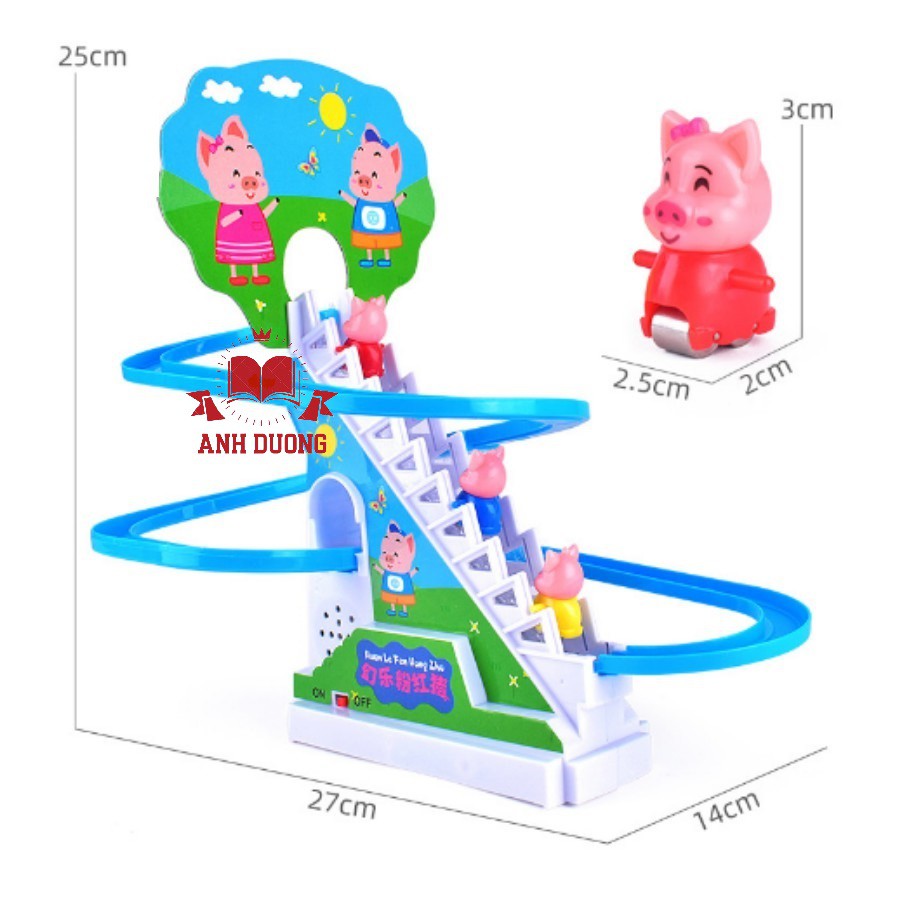 Heo Peppa Leo Thang- Đồ Chơi Phát Nhạc Cho bé