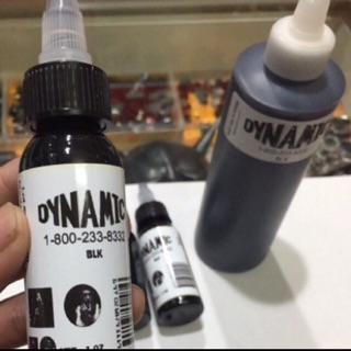 Mực xăm dynamic blk 1oz(30ml) chai to rót lẻ